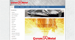 Desktop Screenshot of corumametal.com