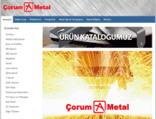 Tablet Screenshot of corumametal.com